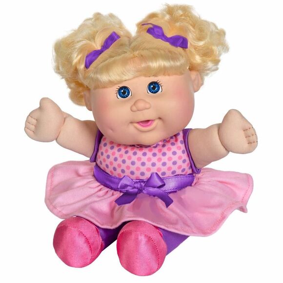 Cabbage Patch Kids Deluxe Babble ‘N Sing Toddler In Pink Fashion, 11” - Squeeze - Picture 1 of 10